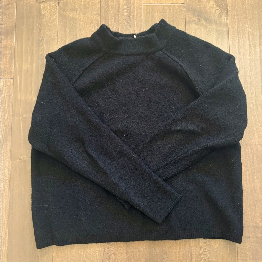 Free People Black sweater